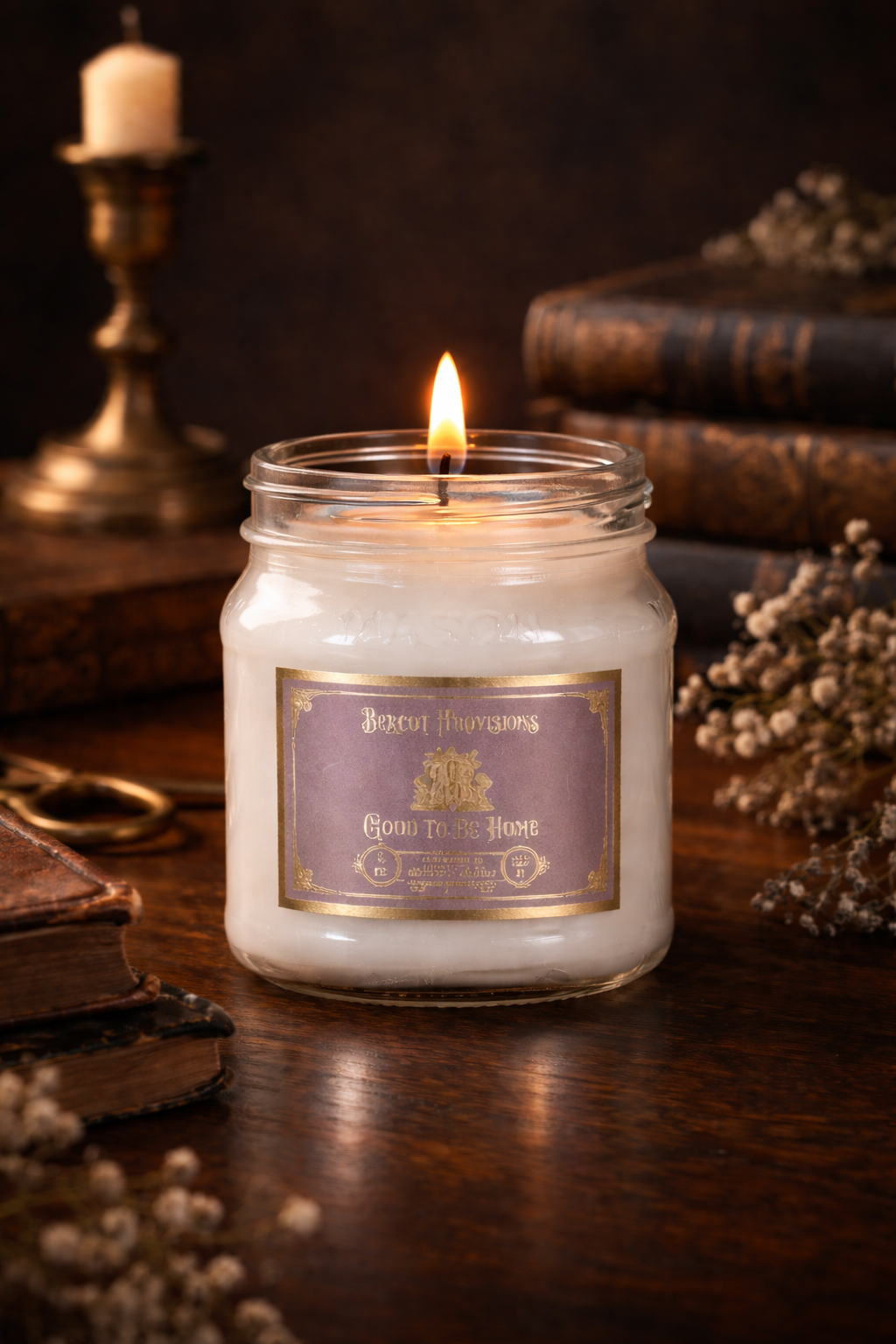Bercot Provisions Candles: Wooden Wick and Nostalgic Scents